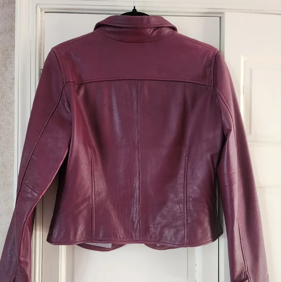 Knoles & Carter Women's Italian lamb skin Jackets.size L.New condition ❤️. - Picture 5 of 10